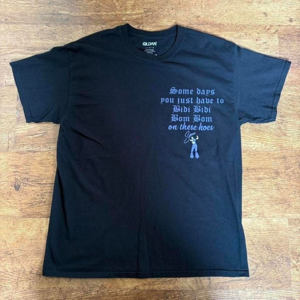 79. faded black Selena bidi bidi bom bom shirt